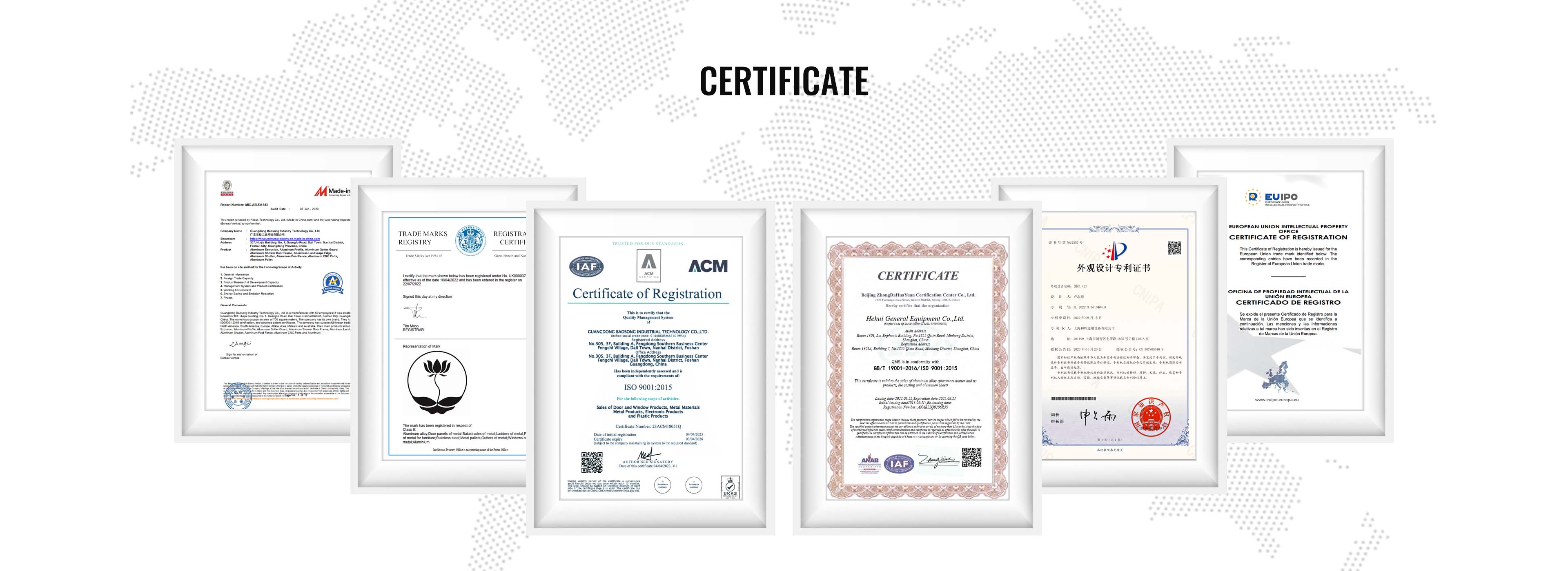 Certificaciones de producción Brilliance